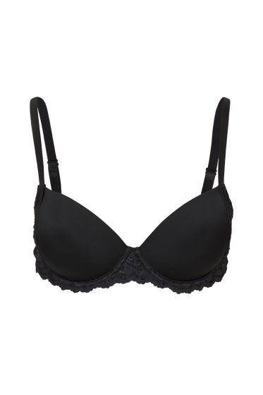 Basic Valentina bh med blondekant sort