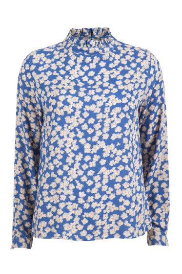 Lifetime Gwyneth bluse med høy hals blå