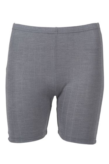 Eva shorts i merinoull/silke grå