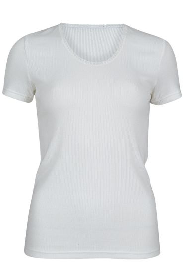 Nightwear Halley pyjamastopp med korte ermer offwhite