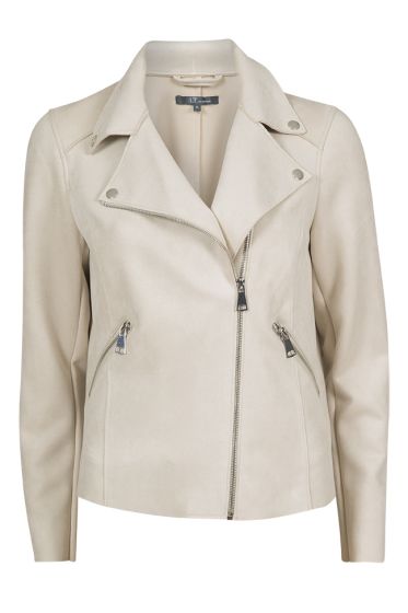 Lifetime bikerjakke sand