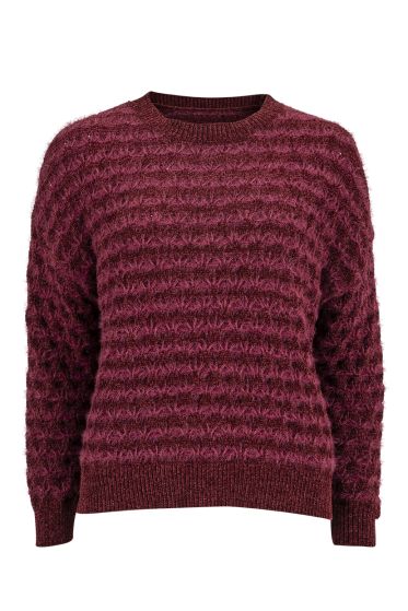Lifetime Fluffy velourgenser burgunder