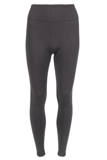 Basic Nova Seamless leggings med børstet innside sort