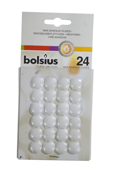 Bolsius lys fix 24stk klar
