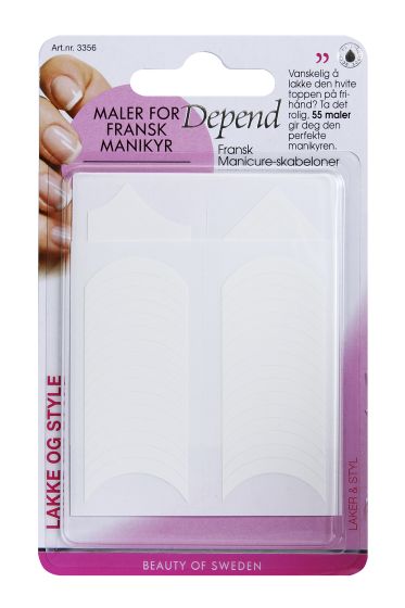 Depend Fransk manikyr maler original