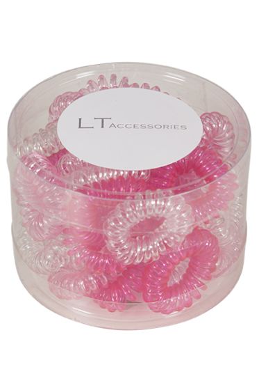 LT KIDS ACCESSORIES Kids Telephonewire elastics rosa