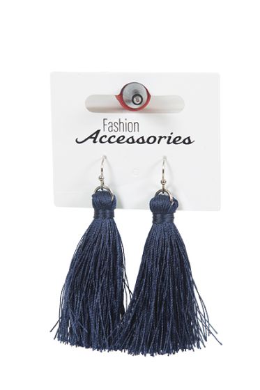 Tassel ørering blå