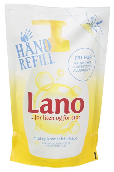 Lano refill flytende håndsåpe original.