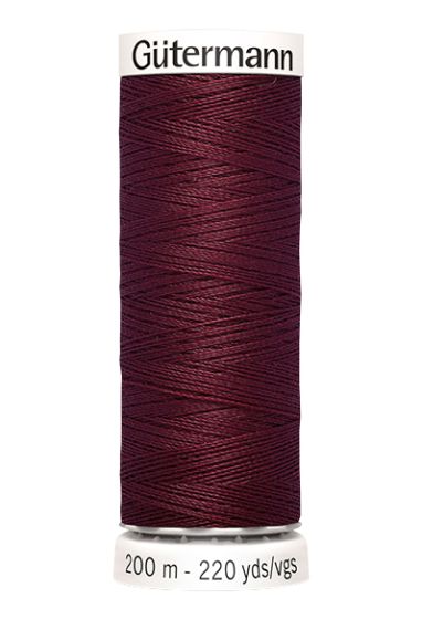 Gutermann sytråd 200m 36-burgunder