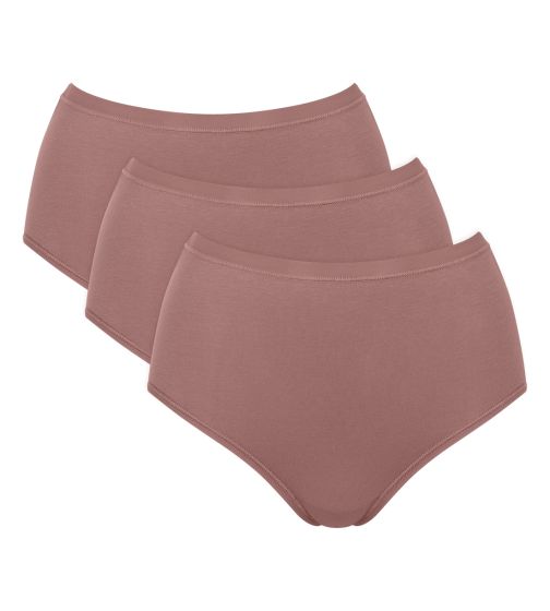 Sloggi GO Daily Cotton Highwaist 3P Kakao