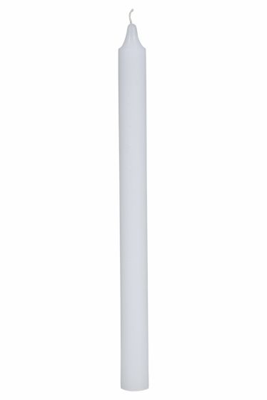 Living Flame kronelys 29cm hvit
