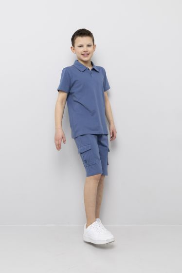 Shortssett Blå