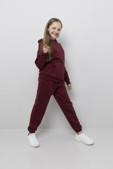 Hettegenser Basic Burgunder