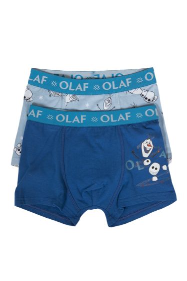 Disney Frozen boxer 2pk i behagelig bomullskvalitet blå