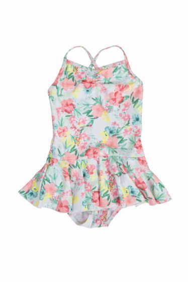 Swimwear badedrakt hvit