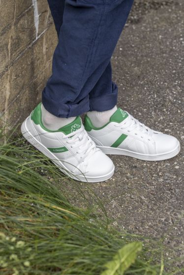 Sneaker Logo Sibba Hvit-grønn