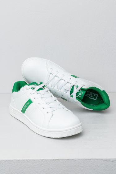 Sneaker Logo Sibba Hvit-grønn