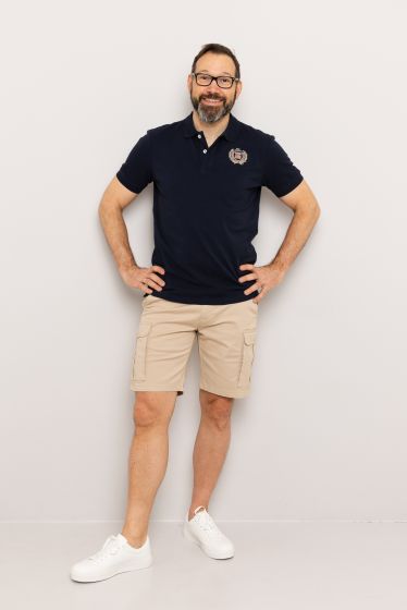 Polo Pique Luca Marine