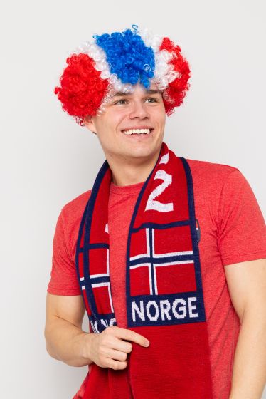 Parykk Norge Rød