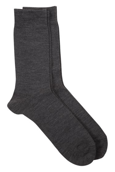 Safa ullsokker 2pk gråmelèrt