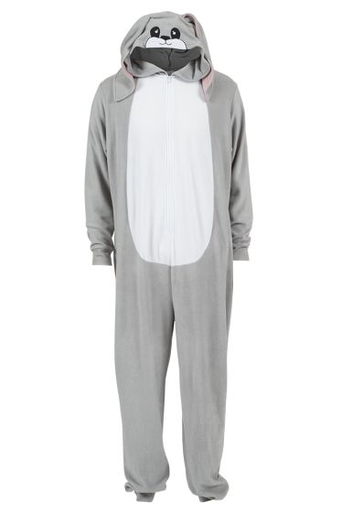 SK jumpsuit påskehare til herre grå