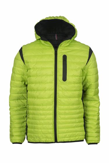 Benureo Luciano sporty vårjakke neongrønn