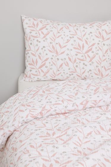 Kreppsengesett 140x200 Thale Dus rosa
