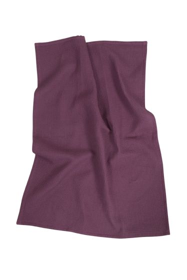 Juleglede Vaffel kjøkkenhåndkle 50x70cm lilla