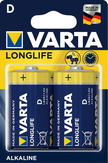 Varta Batteri Longlife D/LR20-BL 2 d/lr20