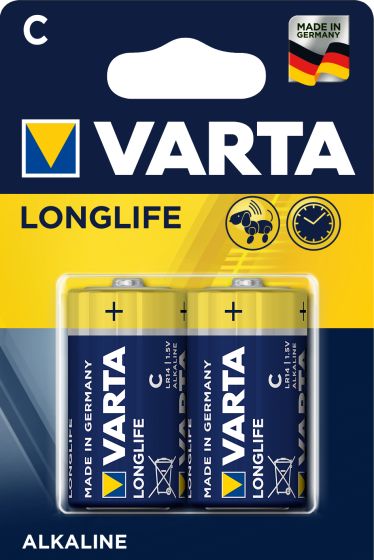 Varta Batteri Longlife C - BL 2 standard