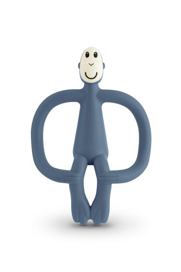 Matchstick Monkey gripevennlig biteleke. blå.
