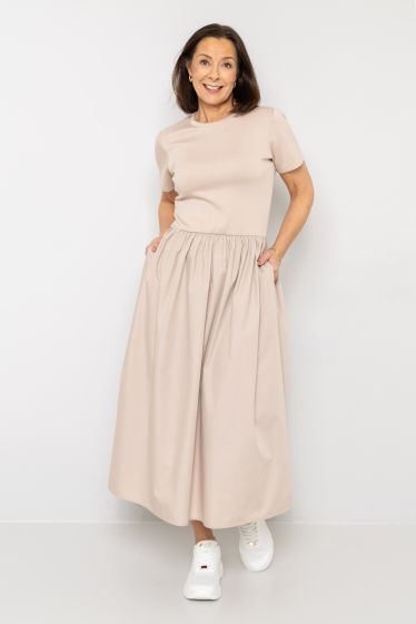 Kjole Sabrina Beige