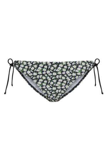 Swimwear bikinitruse med knyting sort