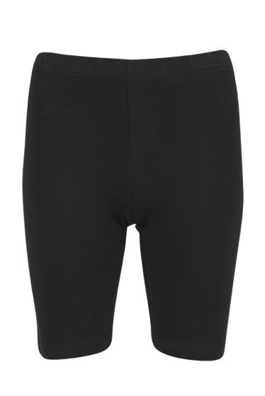 Basic Piper sykkelshorts i bomull sort