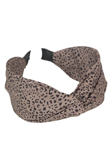 LT Accessories Hårbånd Animal Print sand