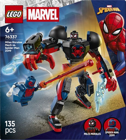 Miles Morales-robot mot Spider-Man 2099 Miles Morales-robot mot Spider-Man 2099
