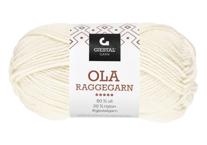 Gjestal Ola raggegarn garnnøste 700-natur
