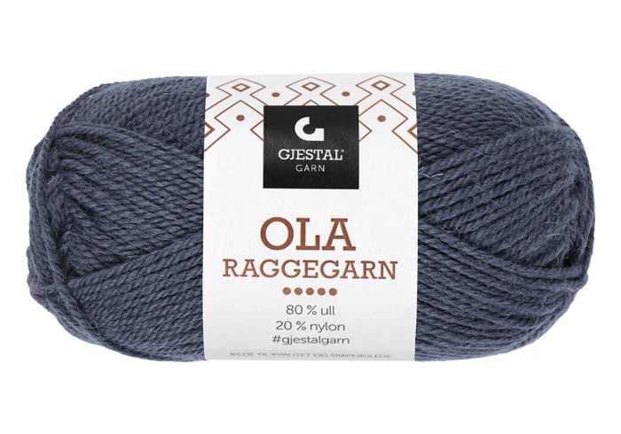 Gjestal Ola raggegarn garnnøste 713-mørk denim