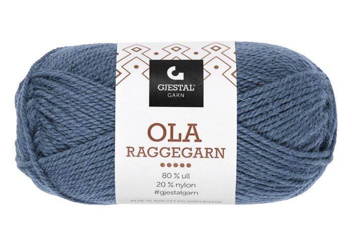 Gjestal Ola raggegarn garnnøste 714 denim