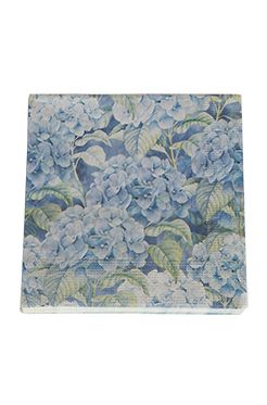 Serviett blå hortensia 20pk blå
