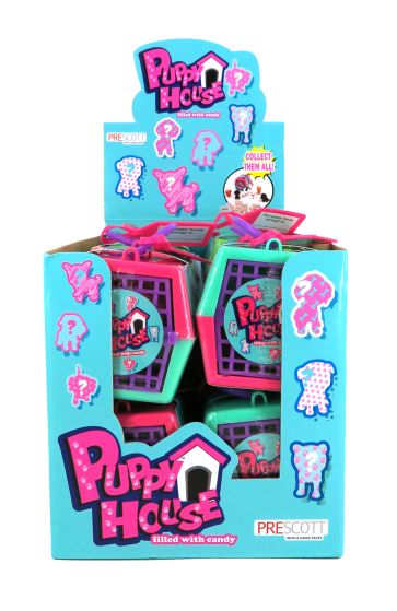 Puppy House with candy assorterte farger