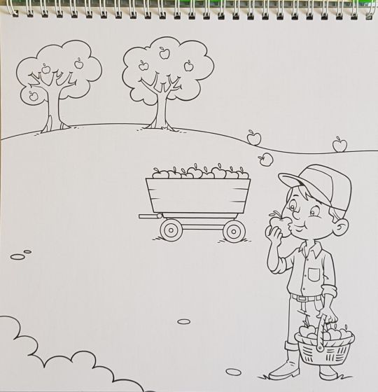 Se så fint jeg kan tegne! DYR PÅ BONDEGÅRD Original