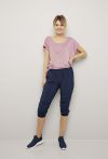 Active Sport loose fit treningsbukse med trekvart lengde marine