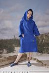 Active Sport Vannkanten skifte-/badeponcho blå