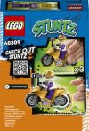 LEGO 60309 Stuntmotorsykkel med selfiestang