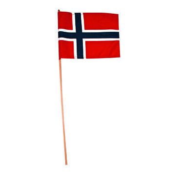 17 mai håndflagg 15x21cm teleskop