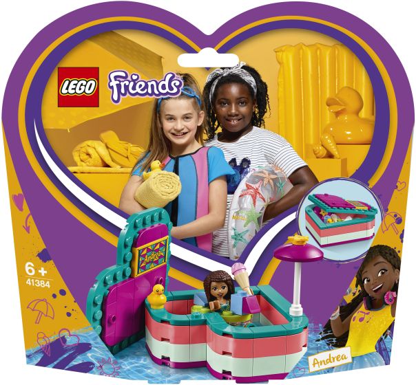 LEGO® Friends Andreas sommerhjerteboks 41384