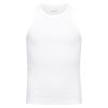 Singlet ribbestrikket Malin Hvit