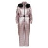 Skidress Rosegold med avtagbar pels ..