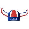 Vikinghjelm med norsk flagg ..